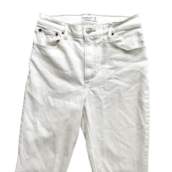 Abercrombie & Fitch Jeans 28 / 6L Ivory 70s Vintage Flare Ultra High Rise (13) - Picture 11 of 11